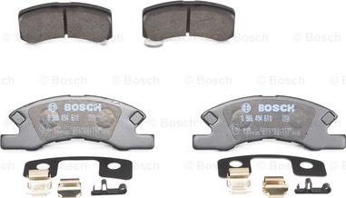 BOSCH 0 986 494 610 - Тормозные колодки, дисковые, комплект parts5.com