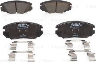 BOSCH 0 986 494 632 - Тормозные колодки, дисковые, комплект parts5.com