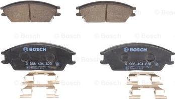 BOSCH 0 986 494 620 - Тормозные колодки, дисковые, комплект parts5.com