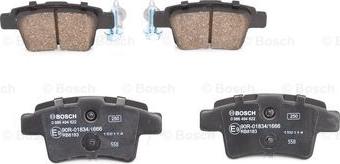 BOSCH 0 986 494 622 - Тормозные колодки, дисковые, комплект parts5.com