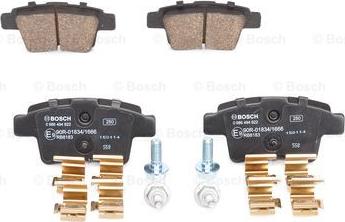 BOSCH 0 986 494 622 - Тормозные колодки, дисковые, комплект parts5.com