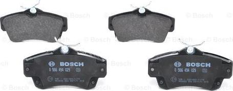 BOSCH 0 986 494 029 - Тормозные колодки, дисковые, комплект parts5.com