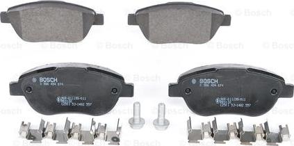 BOSCH 0 986 494 074 - Тормозные колодки, дисковые, комплект parts5.com