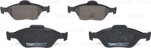 BOSCH 0 986 494 101 - Тормозные колодки, дисковые, комплект parts5.com