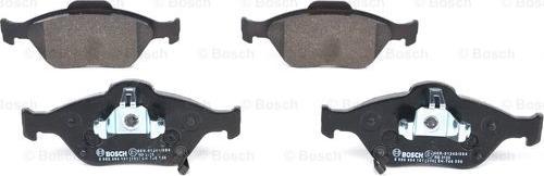 BOSCH 0 986 494 101 - Тормозные колодки, дисковые, комплект parts5.com