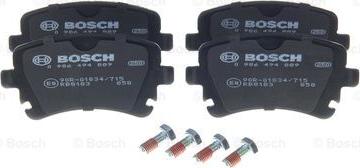 BOSCH 0 986 494 889 - Тормозные колодки, дисковые, комплект parts5.com