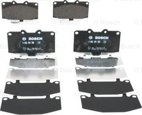 BOSCH 0 986 494 398 - Тормозные колодки, дисковые, комплект parts5.com