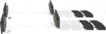 BOSCH 0 986 494 398 - Тормозные колодки, дисковые, комплект parts5.com