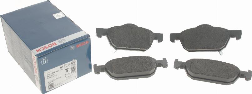 BOSCH 0 986 494 383 - Тормозные колодки, дисковые, комплект parts5.com