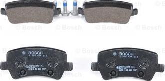 BOSCH 0 986 494 213 - Тормозные колодки, дисковые, комплект parts5.com