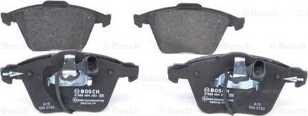 BOSCH 0 986 494 283 - Тормозные колодки, дисковые, комплект parts5.com