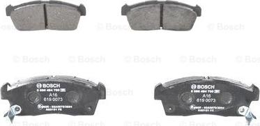 BOSCH 0 986 494 700 - Тормозные колодки, дисковые, комплект parts5.com