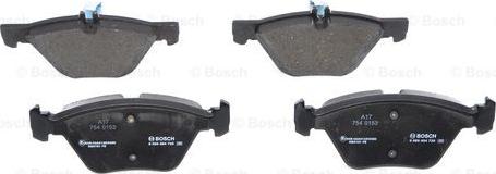 BOSCH 0 986 494 729 - Тормозные колодки, дисковые, комплект parts5.com