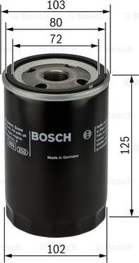 BOSCH 0 986 452 062 - Oil Filter parts5.com