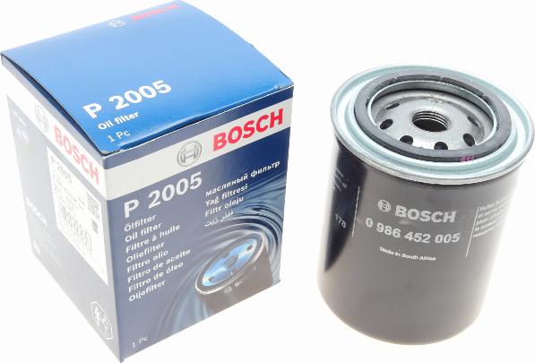 BOSCH 0 986 452 005 - Oil Filter parts5.com