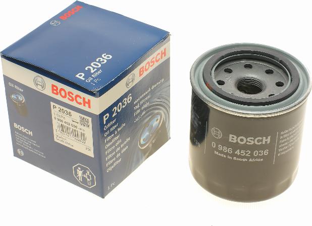 BOSCH 0 986 452 036 - Масляный фильтр parts5.com