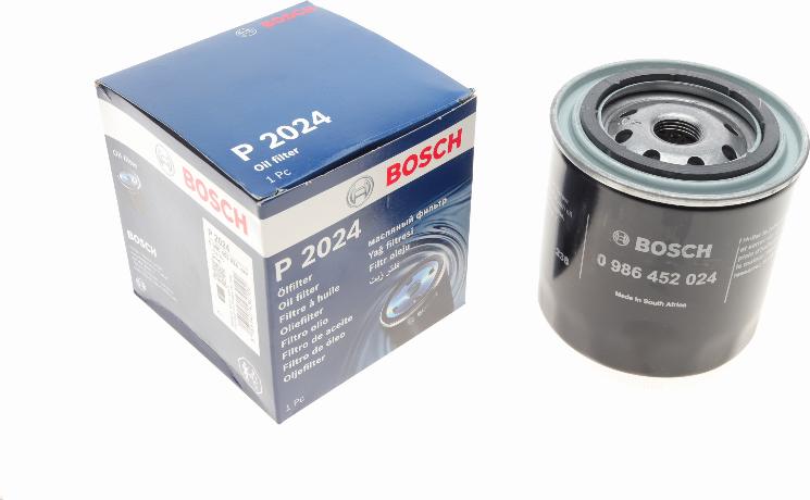 BOSCH 0 986 452 024 - Filtro de aceite parts5.com