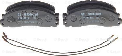 BOSCH 0 986 460 946 - Brake Pad Set, disc brake parts5.com