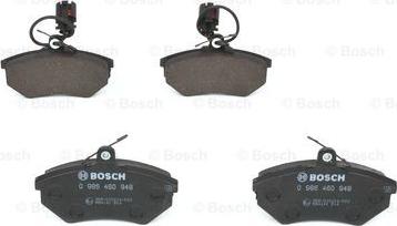 BOSCH 0 986 460 948 - Тормозные колодки, дисковые, комплект parts5.com