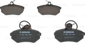 BOSCH 0 986 460 948 - Тормозные колодки, дисковые, комплект parts5.com