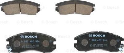 BOSCH 0 986 460 984 - Тормозные колодки, дисковые, комплект parts5.com