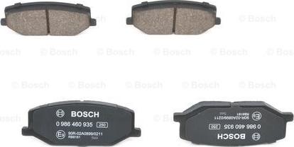 BOSCH 0 986 460 935 - Тормозные колодки, дисковые, комплект parts5.com