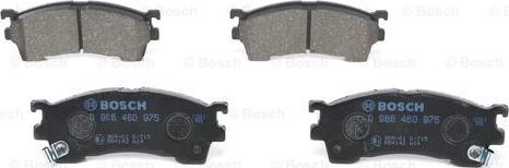 BOSCH 0 986 460 975 - Тормозные колодки, дисковые, комплект parts5.com