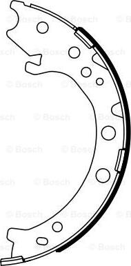 BOSCH 0 986 487 967 - Комплект тормозов, ручник, парковка parts5.com