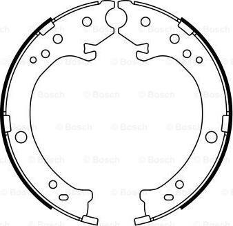 BOSCH 0 986 487 765 - Комплект тормозов, ручник, парковка parts5.com