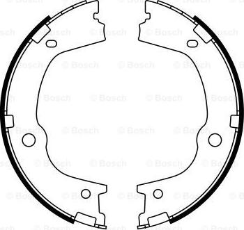 BOSCH 0 986 487 776 - Комплект тормозов, ручник, парковка parts5.com