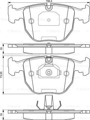 TRUPART DP9997RS - Тормозные колодки, дисковые, комплект parts5.com