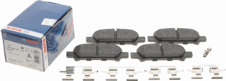 BOSCH 0 986 424 650 - Brake Pad Set, disc brake parts5.com