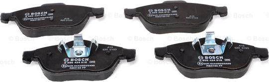 BOSCH 0 986 424 616 - Тормозные колодки, дисковые, комплект parts5.com