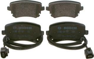 BOSCH 0 986 424 057 - Тормозные колодки, дисковые, комплект parts5.com