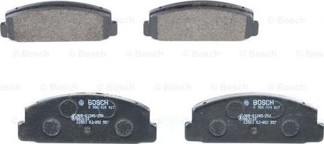 BOSCH 0 986 424 817 - Тормозные колодки, дисковые, комплект parts5.com