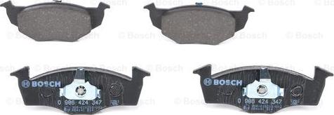 BOSCH 0 986 424 347 - Тормозные колодки, дисковые, комплект parts5.com