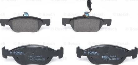 BOSCH 0 986 424 362 - Тормозные колодки, дисковые, комплект parts5.com