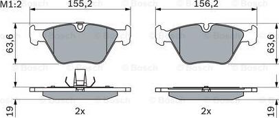 BOSCH 0 986 424 767 - Тормозные колодки, дисковые, комплект parts5.com