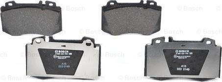 BOSCH 0 986 424 705 - Тормозные колодки, дисковые, комплект parts5.com