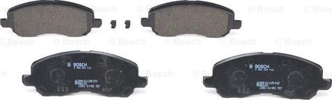 BOSCH 0 986 424 716 - Тормозные колодки, дисковые, комплект parts5.com