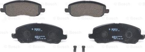 BOSCH 0 986 424 716 - Тормозные колодки, дисковые, комплект parts5.com