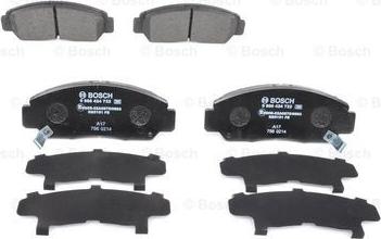 BOSCH 0 986 424 722 - Тормозные колодки, дисковые, комплект parts5.com