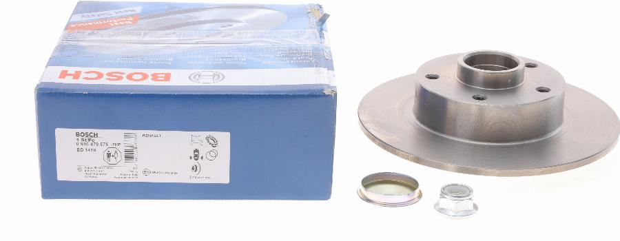 BOSCH 0 986 479 575 - Тормозной диск parts5.com