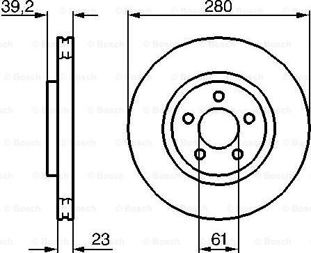 BOSCH 0 986 479 029 - Тормозной диск parts5.com
