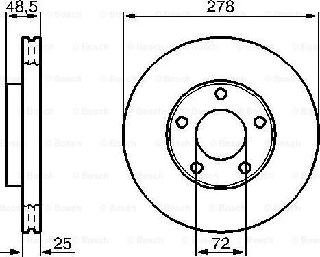 BOSCH 0 986 479 179 - Тормозной диск parts5.com