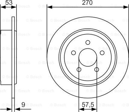 BOSCH 0 986 479 A79 - Тормозной диск parts5.com