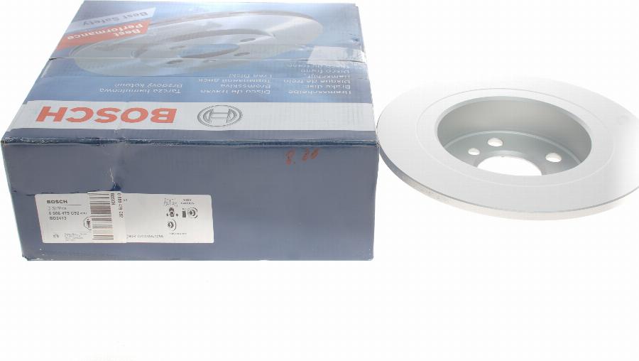 BOSCH 0 986 479 C92 - Тормозной диск parts5.com