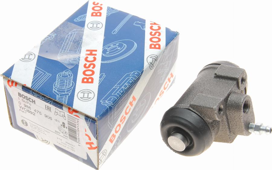 BOSCH 0 986 475 906 - Колесный тормозной цилиндр parts5.com