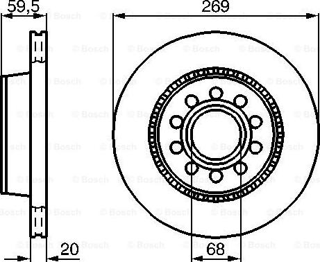 A.B.S. 16204 - Тормозной диск parts5.com