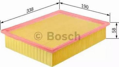 BOSCH 0 986 626 832 - Воздушный фильтр parts5.com